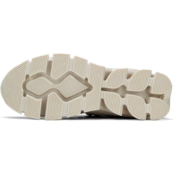 Women's Beige Slip-On Walking Running Shoes Blade Sneakers Non-Slip Comfort - Picture 4 of 7